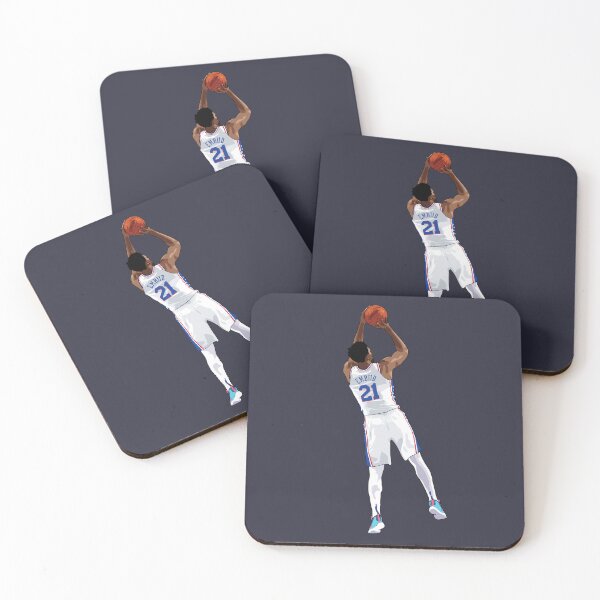 Item preview, Joel Embiid Vector Shot White Qiangy designed and sold by qiangdade.