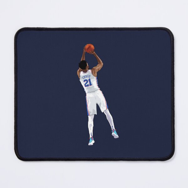 Item preview, Joel Embiid Vector Disparo Blanco Qiangy designed and sold by qiangdade.