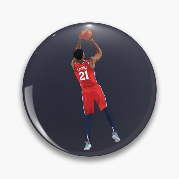 Item preview, Joel Embiid Vector Shot Red Qiangy designed and sold by qiangdade.