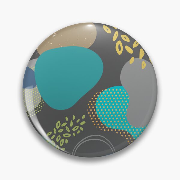 Item preview, Abstract organic pattern, muted colors on grey background designed and sold by Designbyfia.