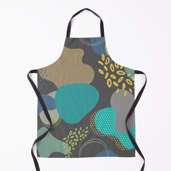 Item preview, Abstract organic pattern, muted colors on grey background designed and sold by Designbyfia.