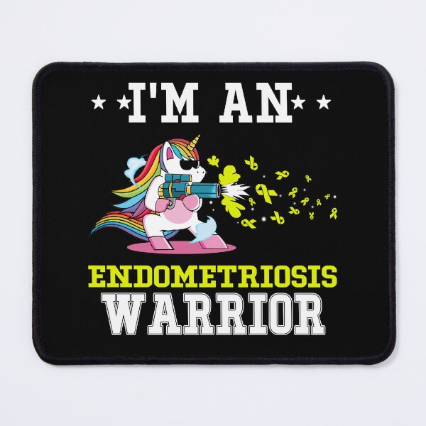 Item preview, Funny Unicorn I'm An Endometriosis Warrior designed and sold by heppenp.