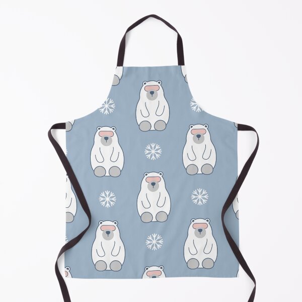 Item preview, Christmas Polar Bear with Snowflake Pattern designed and sold by OverbeeDesigns.