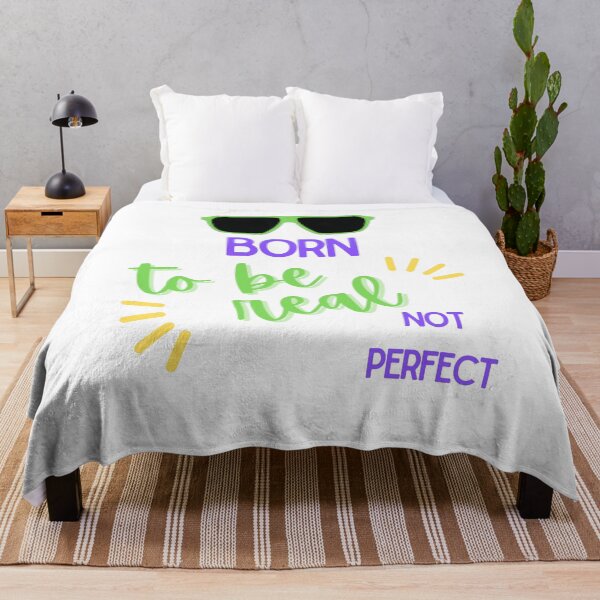 Item preview, born to be real not perfect designed and sold by DoraHappy.