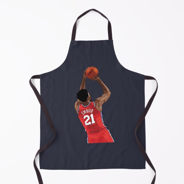 Item preview, Joel Embiid Vector Shot Above Waist Red Qiangy designed and sold by qiangdade.