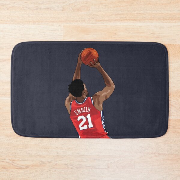 Item preview, Joel Embiid Vector Shot Above Waist Red Qiangy designed and sold by qiangdade.