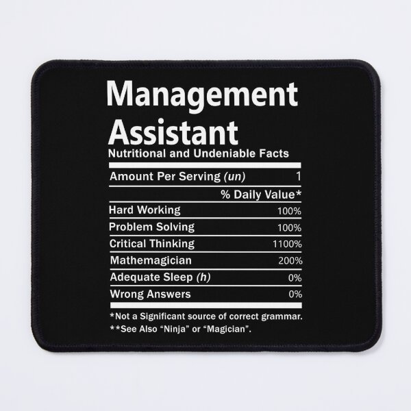 Item preview, Management Assistant T Shirt - Nutrition Factors Job Gift Item Tee designed and sold by wardorion9.