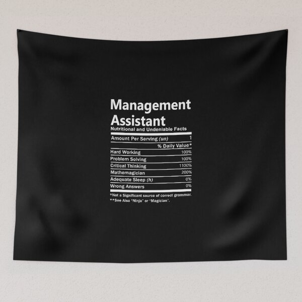 Item preview, Management Assistant  T Shirt - Nutrition Factors Job Gift Item Tee designed and sold by wardorion9.