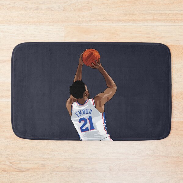 Item preview, Joel Embiid Vector Shot Above Waist White Qiangy designed and sold by qiangdade.