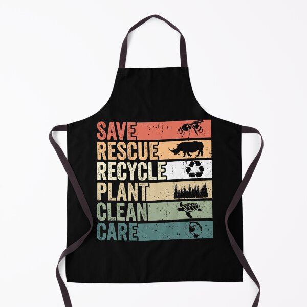 Artikelvorschau, Vintage Earth Day Design: Retten Sie Bienen, retten Sie Tiere aus recyceltem Kunststoff entworfen und verkauft von AMINE ★★★★★.