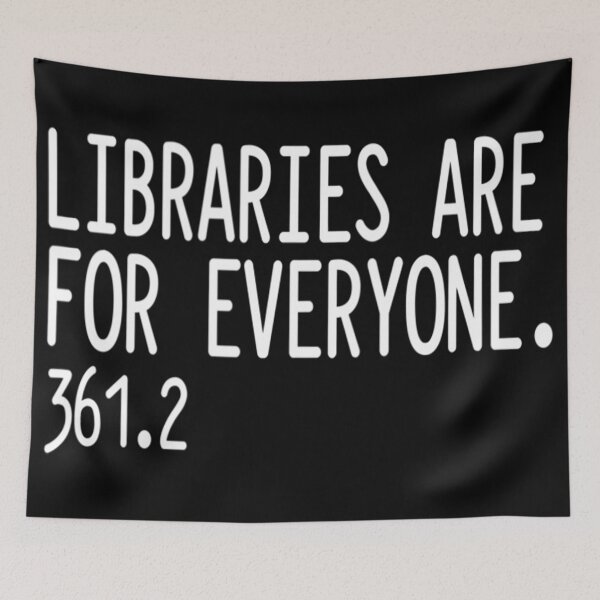 Item preview, libraries are for everyone - for literary lovers designed and sold by TeesLina.