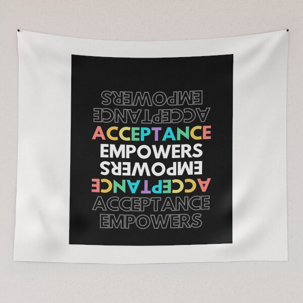 Item preview, ACCEPTANCE EMPOWERS Classic T-Shirt designed and sold by Piscasso.