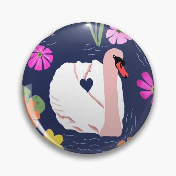Aperçu de l'œuvre  Cygnes au printemps créée et vendue par Papergrape.