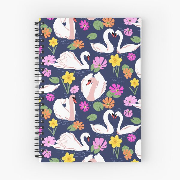 Artikelvorschau,  Schwäne im Frühling entworfen und verkauft von Papergrape.