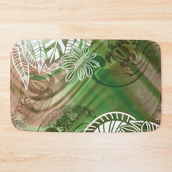 Item preview, Vintage Hawaiian Astract Turtle And Waves 108 designed and sold by sunnthreads.