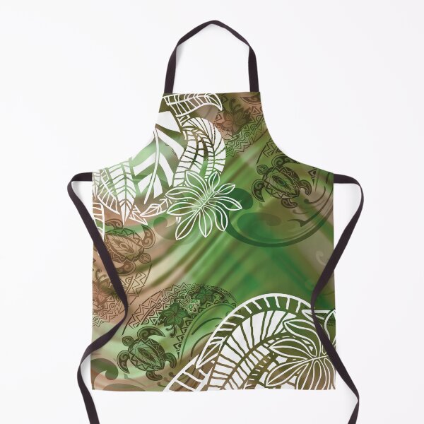 Item preview, Vintage Hawaiian Astract Turtle And Waves 108 designed and sold by sunnthreads.