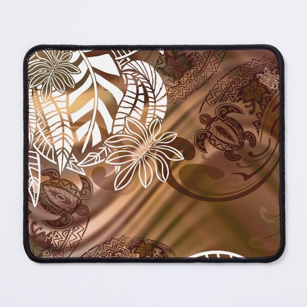 Item preview, Vintage Hawaiian Astract Turtle And Waves 107 designed and sold by sunnthreads.