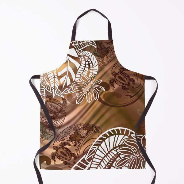 Item preview, Vintage Hawaiian Astract Turtle And Waves 107 designed and sold by sunnthreads.