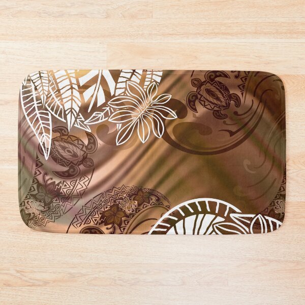 Item preview, Vintage Hawaiian Astract Turtle And Waves 107 designed and sold by sunnthreads.