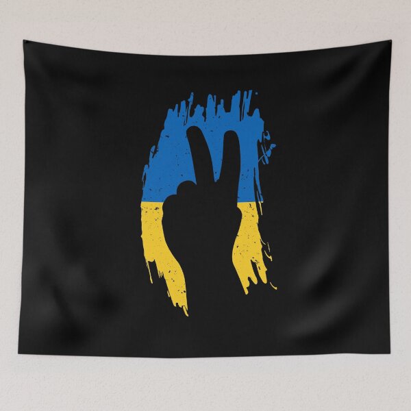 Item preview, I Stand With Ukraine - Freedom Peace Fingers Sign Tee designed and sold by knapst.
