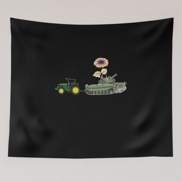 Item preview, A Farmer And His Tank - I Stand With Ukraine Ukraine Peace Sunflower designed and sold by Theparticular.