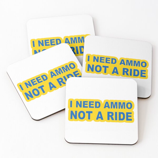 Item preview, I Need Ammo, Not A Ride! Ukraine; designed and sold by StickerApe.