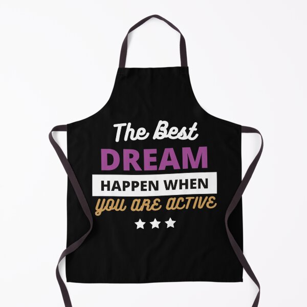 Item preview, The Best Dream Happen When You Are Active - Short Motivational Quote | Motivational Quote About Life designed and sold by Delandor.