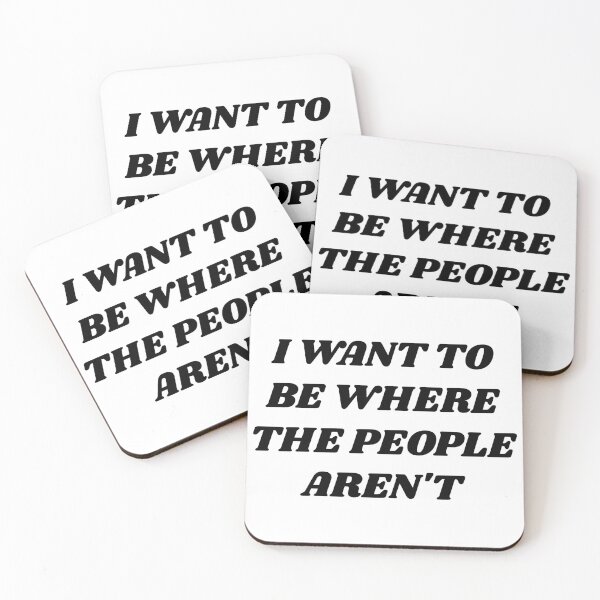 Item preview, I Want to Be Where The People Aren't | Funny Ariel inspired sticker designed and sold by argentdesignco.
