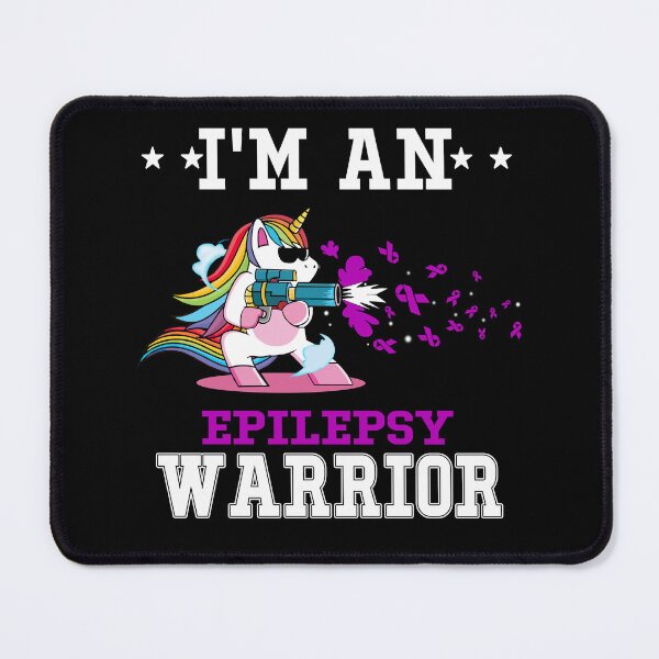 Item preview, Funny Unicorn I'm An Epilepsy Warrior designed and sold by heppenp.