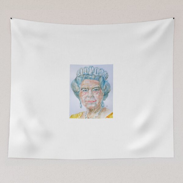 Item preview, ELIZABETH II - watercolor portrait.2 designed and sold by lautir.