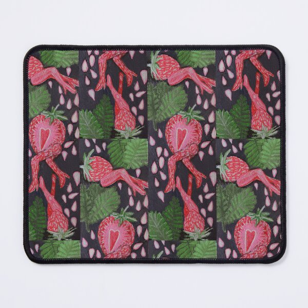 Item preview, Strawberry Legs Acrylic Paint Pattern Print designed and sold by Melissablackjpg.
