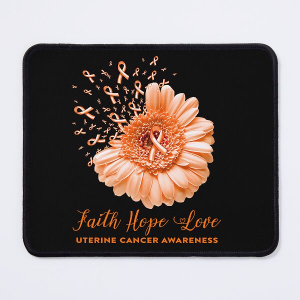 Item preview, Faith Hope Love Uterine Cancer Awareness designed and sold by Tadmab.