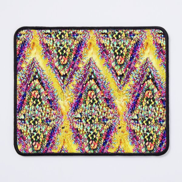 Item preview, double lozenges ,vertical, geometry, yellow , fuchsia, multicolored, trend  year, designed and sold by Maria Mihailova.