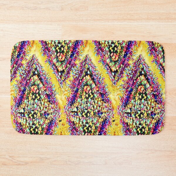 Item preview, double lozenges ,vertical, geometry, yellow , fuchsia, multicolored, trend  year, designed and sold by Maria Mihailova.
