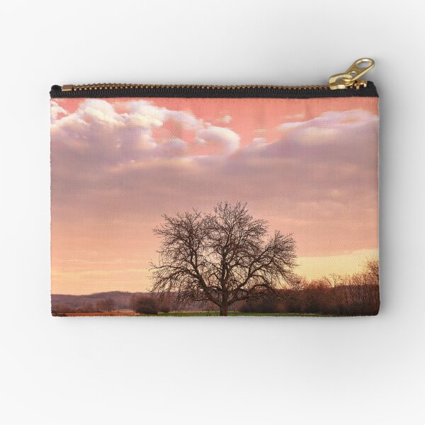 Item preview, Bare tree in the field beneath the red sky designed and sold by Dejan Travica.
