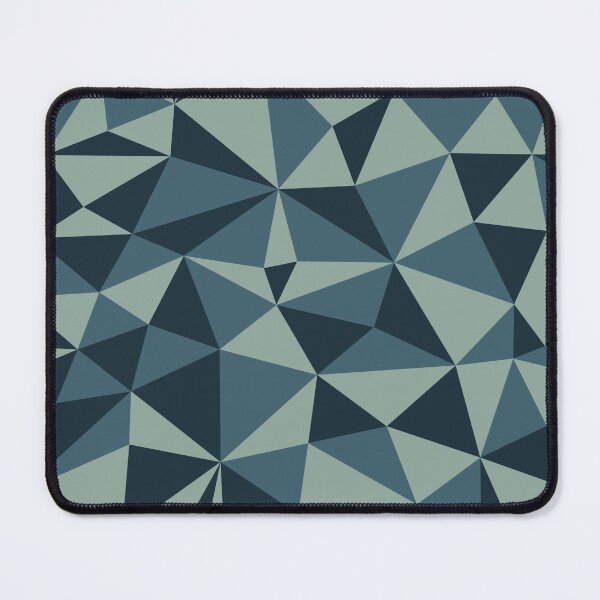Item preview, Geometric triangles ,blue,teal,cyan pattern designed and sold by cutecrazytshirt.