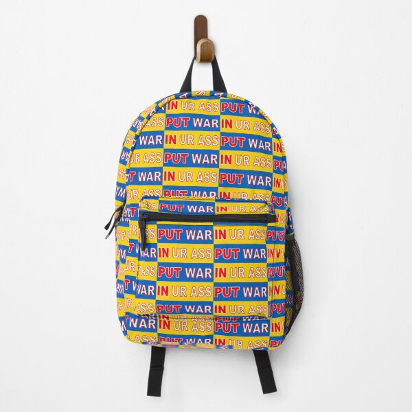 Item preview, Put War In Your Ass; Ukraine; designed and sold by StickerApe.