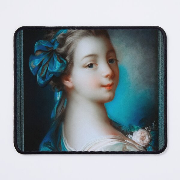 Item preview, Young Girl by François Boucher Remastered Xzendor7 Classical Art Old Masters Reproductions designed and sold by Xzendor7 Digital Art Creations.
