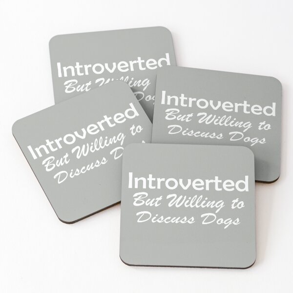 Item preview, Introverted But Willing To Discuss Dogs ; Gift For Dog Lover . designed and sold by AMERZAGUE DESIGN.