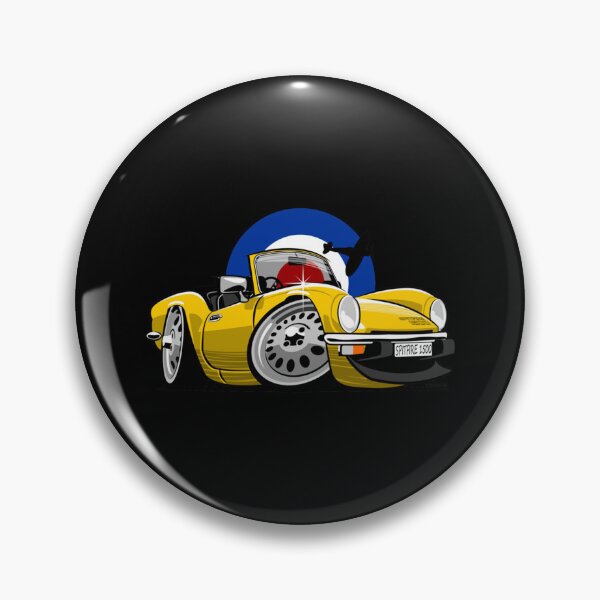 Item preview, Triumph Spitfire 1500 Cartoon Yellow Classic T-Shirt designed and sold by ricedali41.