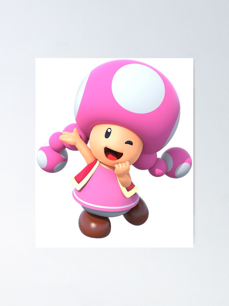 Toadette Winking Poster For Sale By Hjelmirgrippojp Redbubble 8713