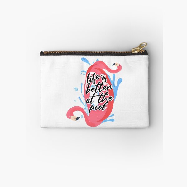 Item preview, Cute Inflatable Flamingo, Tropical Inflatable Pool, Life Is Better At The Pool, Flamingo Pool Float, Funny Swimming Quote designed and sold by Quotesigner.