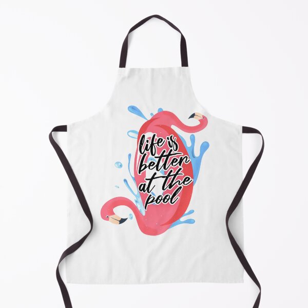 Item preview, Cute Inflatable Flamingo, Tropical Inflatable Pool, Life Is Better At The Pool, Flamingo Pool Float, Funny Swimming Quote designed and sold by Quotesigner.