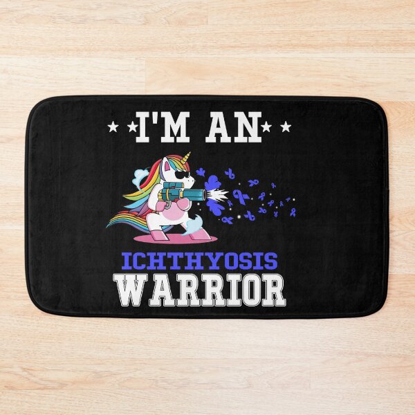 Item preview, Funny Unicorn I'm An Ichthyosis Warrior designed and sold by heppenp.