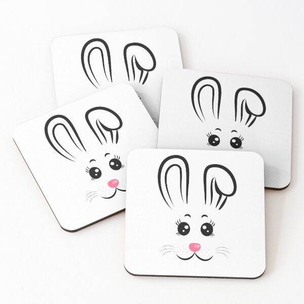 Item preview, Kawaii Rabbit face designed and sold by Dustick.