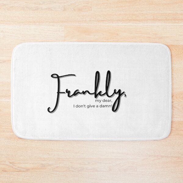 Item preview, Frankly, my dear, I don't give a damn! designed and sold by sm7thme.