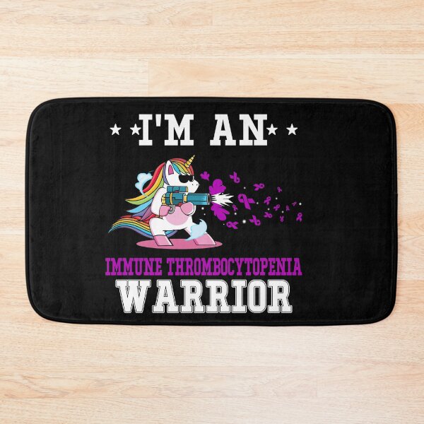 Item preview, Funny Unicorn I'm An Immune Thrombocytopenia Warrior designed and sold by heppenp.