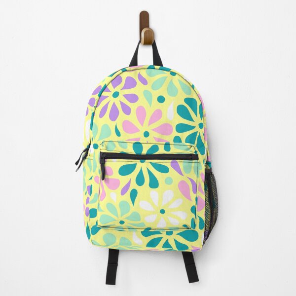 Item preview, Swirly Wildflowers Pattern Yellow Geometric Flowers designed and sold by RihabPrint.