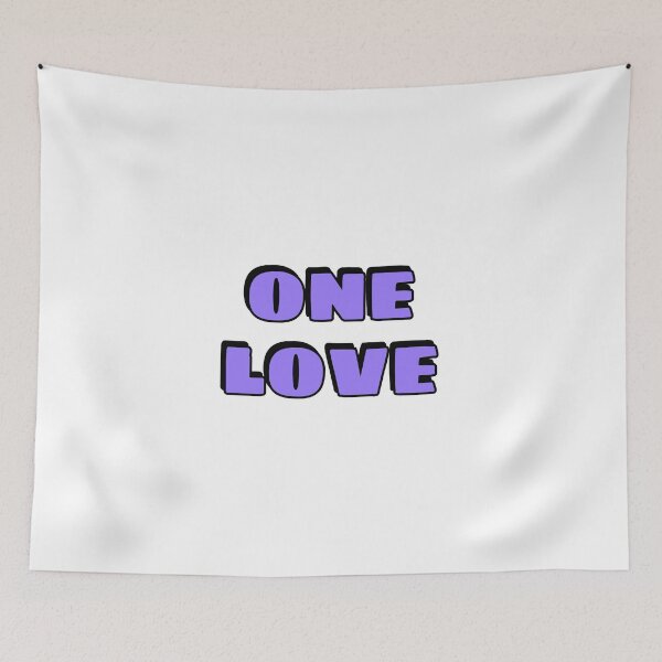 Item preview, One love purple designed and sold by Inspirationmotivation.