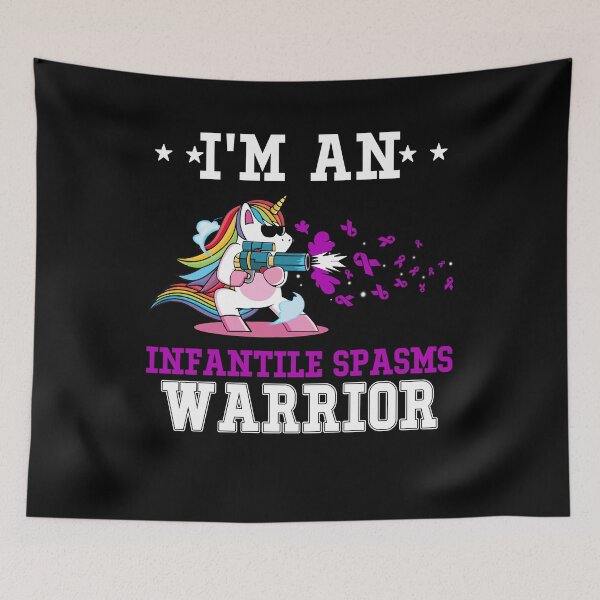 Item preview, Funny Unicorn I'm An Infantile Spasms Warrior designed and sold by heppenp.